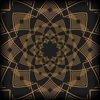 black background art deco frames vector