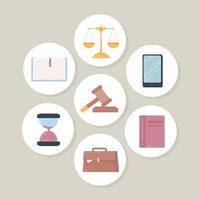legal advice service vector