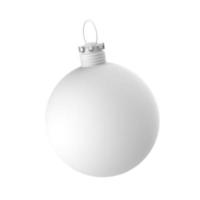 Empty 3d Christmas ornament photo