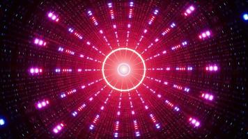 Shining Circle Light in the Flickering Tunnel VJ Loop video