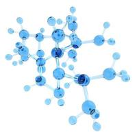 Molecule 3d background photo