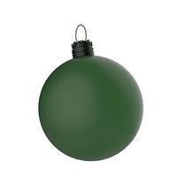 Empty 3d Christmas ornament photo