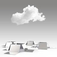 Cloud computing concept photo