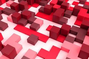 3d abstract cube background photo