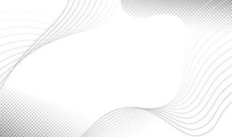 white wavy background with halftone vector