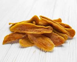 Dried mango slices photo