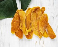 Dried mango slices photo