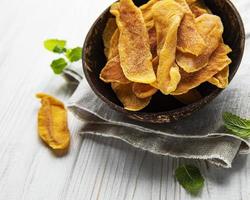 Dried mango slices photo