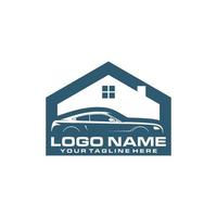 car house logo vector