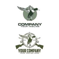 duck hunter logo vector