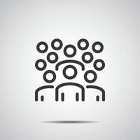 People Icon work group Team Vector