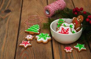 galletas navideñas de jengibre y miel de colores