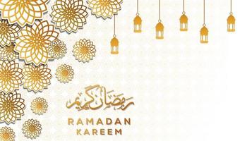 fondo de decoración de estilo islámico para ramadan kareem. diseño vectorial vector