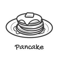 Pancake vector illustration