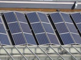 paneles solares para energia foto
