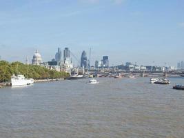 río Támesis en Londres foto