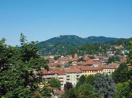 Aerial view of Turin photo