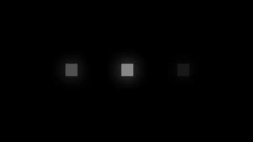 animation de points lumineux, barre de progression sur écran noir téléchargement gratuit video