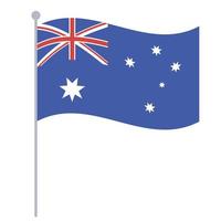 bandera de australia vector