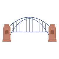 bridge architecture icon vector