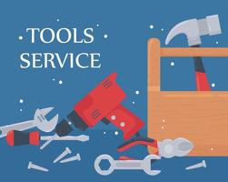 tools service equipment vector