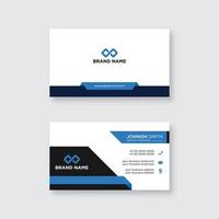 Modern professional business card design vector