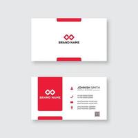 Modern professional business card design vector