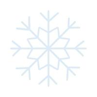 icono de copo de nieve de invierno vector