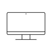computer screen icon vector