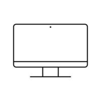 computer screen icon vector