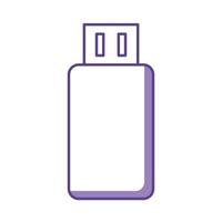 flash drive backup vector