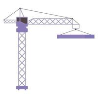 icono de grúa de construcción vector