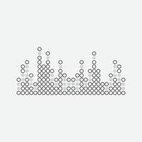 Audio equalizer black white icons flat isolated vector illustration