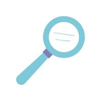 magnifying glass research vector