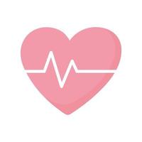 health heart beat vector