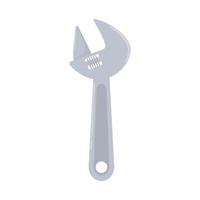 adjustable wrench tool vector