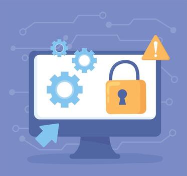 computer data security vector