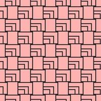 Pattern design with square shape. decorative background in flat style vector