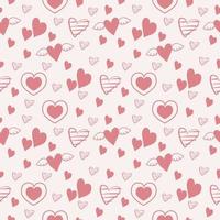 Valentine Days Seamless Pattern Vector Design