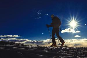 Randonnee ski trails alone photo