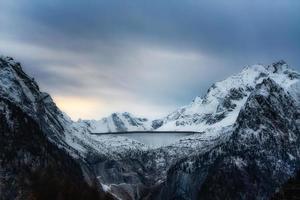 Dam of the high mountain photo