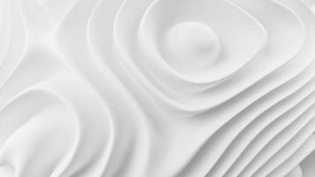 fondo de producto cosmético de textura de crema de cuidado de la piel de belleza abstracta. ondulación del círculo de leche, vista superior de las ondas de agua salpicada sobre fondo blanco. plantilla de superficie de textura redonda de remolino de yogur de producto. video