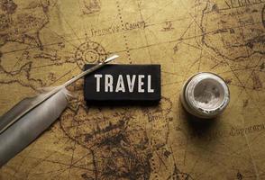 Travel Word , Travel Concept Idea photo