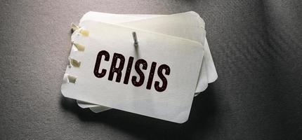 Crisis Word , Business Concept Idea photo