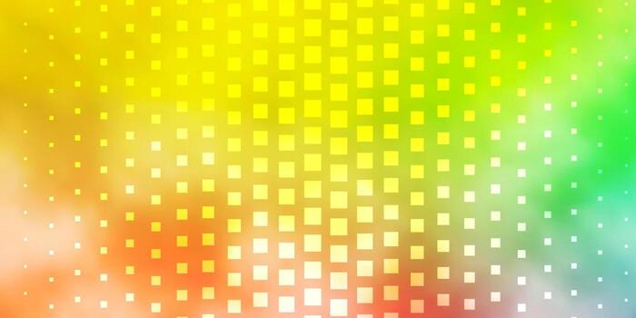 Light Green, Red vector background with rectangles.