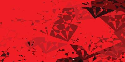 Dark Red, Yellow vector layout with triangle forms.