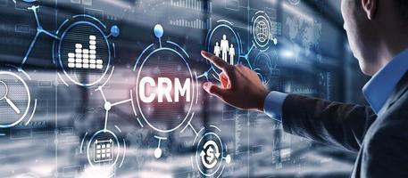 CRM Customer Relationship Management. Customer orientation concept photo