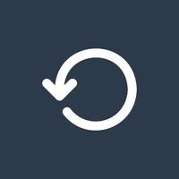 Line art arrow icon, used for direction. vector