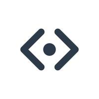 Line art arrow icon, used for direction. vector