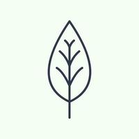 plantilla de logotipo de icono de hoja, utilizada para el medio ambiente y las plantas. vector
